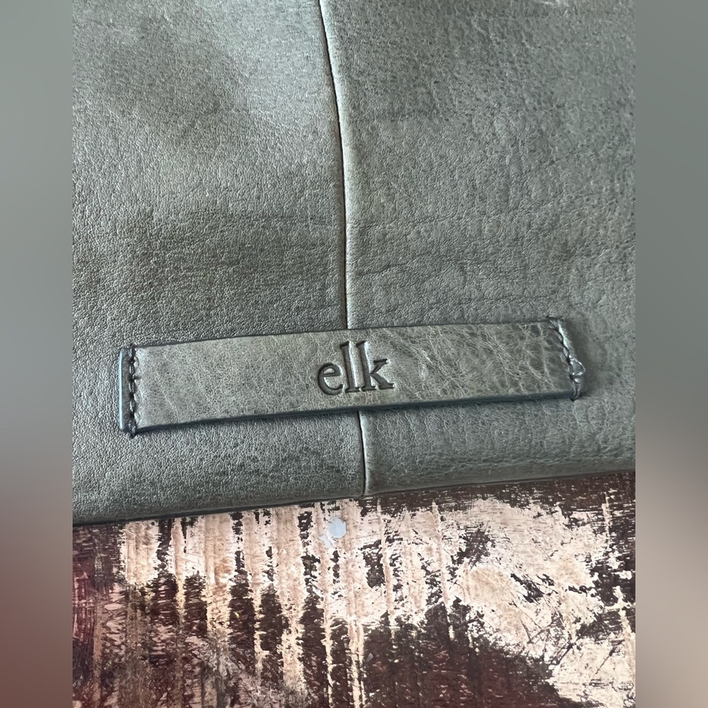 Elk Leather handbag green - Picture 9 of 9